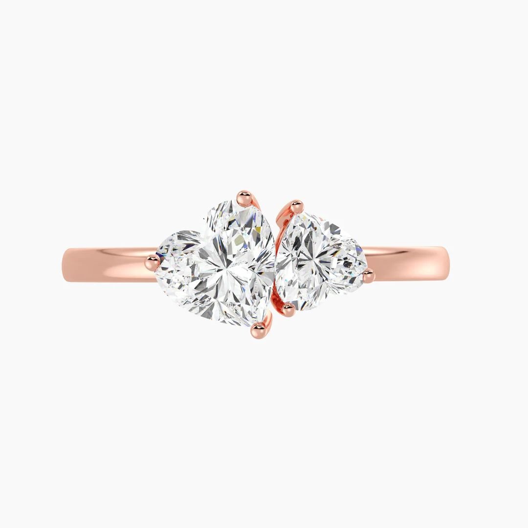 Toi et Moi Double Heart Ring - Image 14