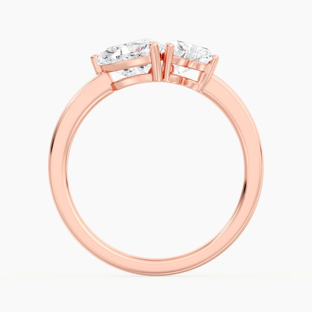 Toi et Moi Double Heart Ring - Image 13