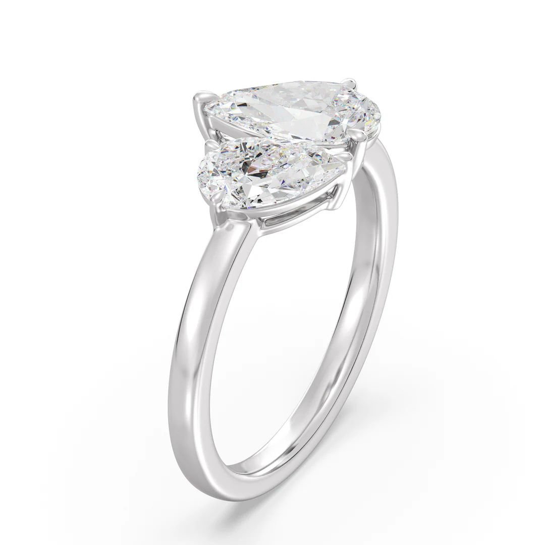 Toi et Moi Double Pear Ring - Image 10